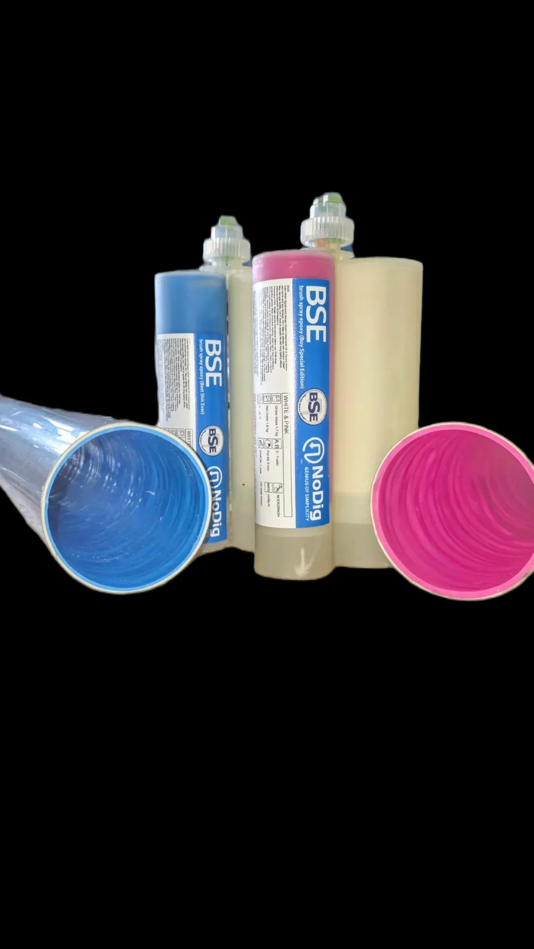 BSE dvije boje – vizualna kontrola slojeva epoxy premaza